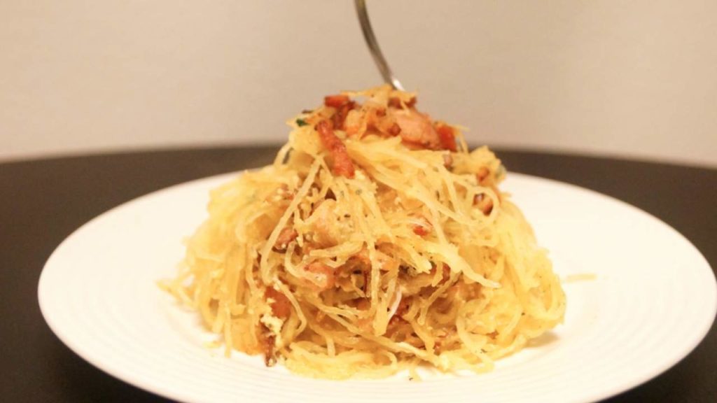 Spaghetti Squash Carbonara