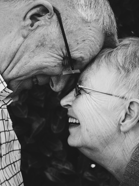 laughing couple