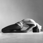 black and white yoga