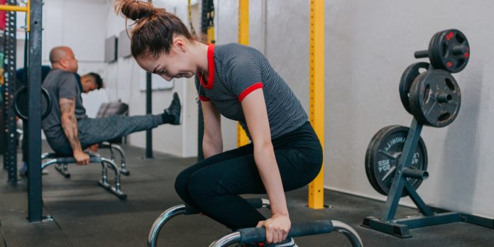 picture of a woman exercising