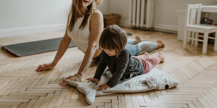 exercise on the floor