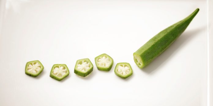 peeled okra