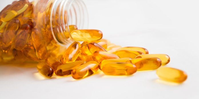 Fish oil tablet